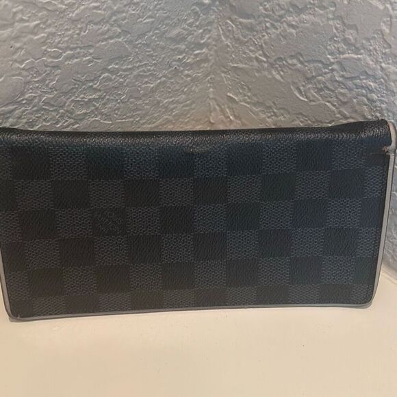 Louis Vuitton Damier Checkered Long Wallet Black Gray LV Iconic Cardholder Case - Picture 1 of 16